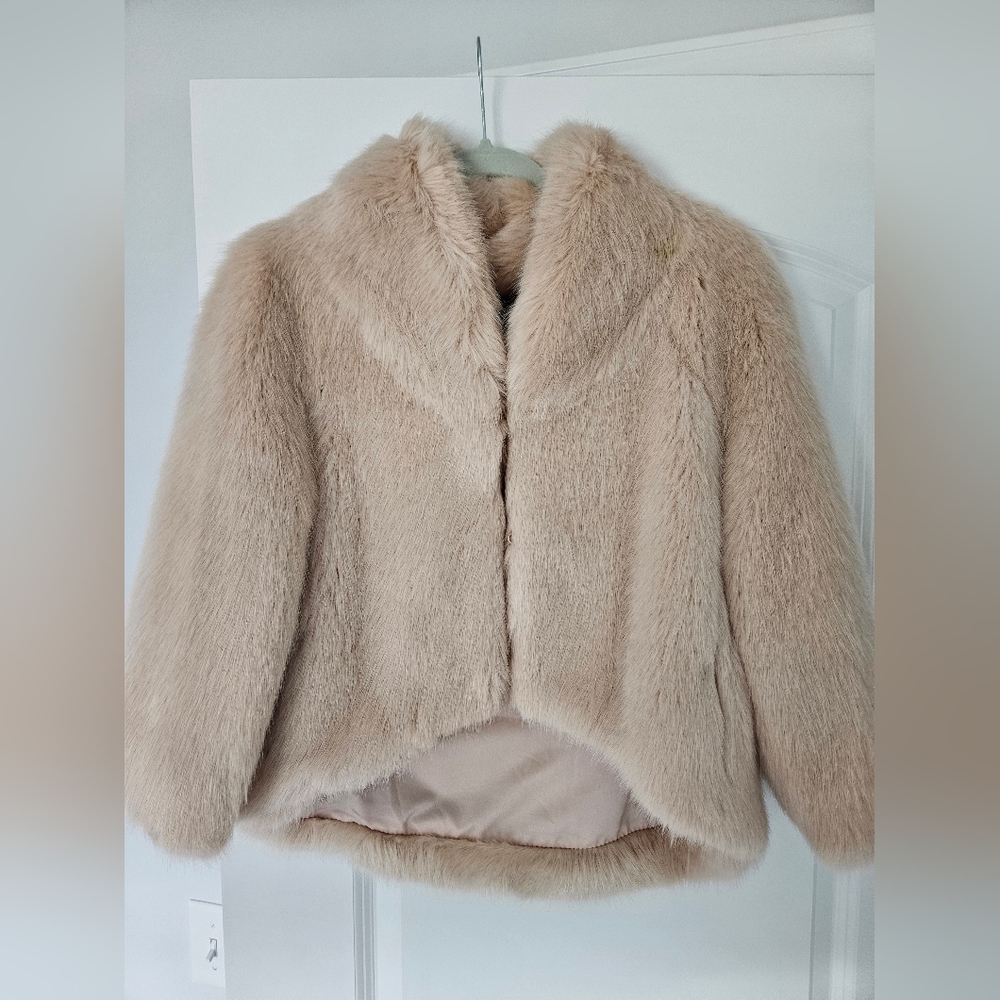 Faux fur jacket